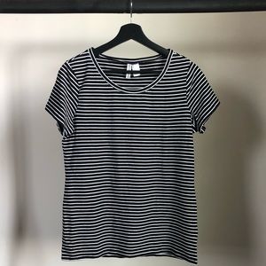 H&M - DIVIDED / STRIPED TSHIRT